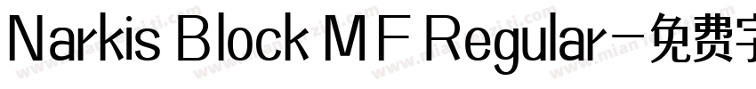 Narkis Block MF Regular字体转换